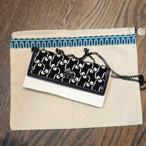 New Tory Burch small Japanese floral handbag